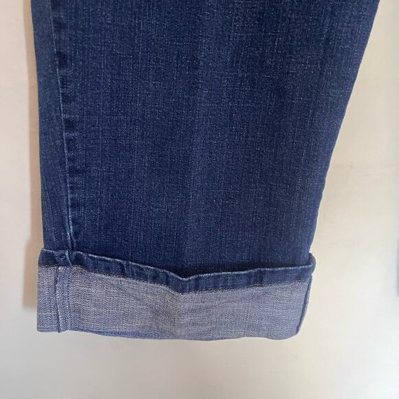 Levis 515 Capri Womens Jeans Sz 20 Y2K Americana Cuffed Hem Midrise Classic - Picture 5 of 10